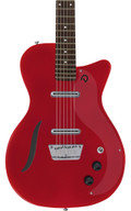 Danelectro Vintage Baritone Electric Guitar in Red Metallic - VBARREDM-Body.jpg