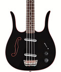 Danelectro Red Hot Longhorn Short Scale Bass Guitar in Black - REDHOTBLKRED-Body.jpg