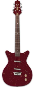 Danelectro Golden 50s Electric Guitar in Maroon - G50MRN-Front.jpg