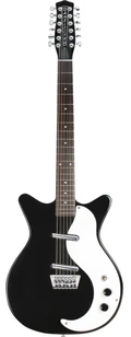 Danelectro 59DC 12-String Electric Guitar in Black - DC59BLK-12-Front.jpg