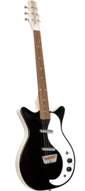 Danelectro Stock ‘59 Electric Guitar in Black - STOCK59BLK-Angle.jpg
