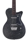 Danelectro Baritone Electric Guitar in Black Metalflake - DGB56BM-Body.jpg