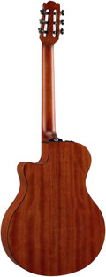 Yamaha NTX1 Electro-Classical Guitar in Brown Sunburst - GNTX1BS-Back.jpg