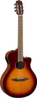 Yamaha NTX1 Electro-Classical Guitar in Brown Sunburst - GNTX1BS-Angle-2.jpg