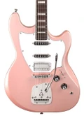 Guild Surfliner Deluxe Electric Guitar in Rose Quartz Metallic - GSUDELURQX cropped.jpg