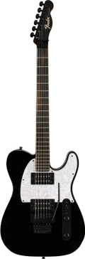 Fender Limited Edition Player Fusion Telecaster HH Floyd Rose Electric Guitar in Black - 0142821306-Front.jpg