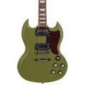 Eastcoast GS61S Double Cut Electric Guitar in Drab Olive Green  - EC-GS61S-OLV-1.jpg