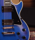 Epiphone Inspired by Gibson Custom Les Paul Custom Electric Guitar in Amethyst Sparkle - ECLPCASNH-Detail.jpg