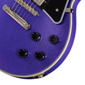 Epiphone Inspired by Gibson Custom Les Paul Custom Electric Guitar in Amethyst Sparkle - ECLPCASNH-Controls.jpg