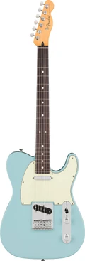 Fender 75th Anniversary Player II Telecaster Electric Guitar in Daphne Blue - 0146550504-Front.jpg