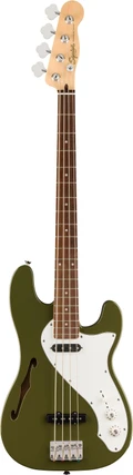 Squier Paranormal Precision Thinline Bass in Olive - 0377110576-2.jpg