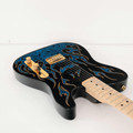 Second Hand Fender USA James Burton Telecaster Electric Guitar In Blue Flame 637 - SH-114-2637 (8).jpg