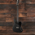 PJD Custom Shop St John Stealth Electric Guitar with Flame Maple Neck in Black - CS116 (4).JPG
