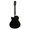 EastCoast G1CE Grand Auditorium Electro-Acoustic Guitar in Gloss Black Starter Pack With Amp - 479526-EastCoast-G1CE-Grand-Auditorium-Gloss-Black-Electro-Acoustic-Back.jpg