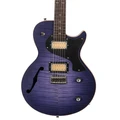 PJD Custom Shop Carey Elite Semi Hollow Electric Guitar in Highland Purple Burst - CS133 (1).jpg