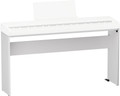 Wood Frame Stand for Roland FP-40 Piano in White - ksf-40-wh_angle_fp-40.jpg