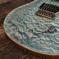 PRS Custom 24 Artist Quilt Electric Guitar in Faded Indigo with Korean Awabi Birds - 0427360 (10).JPG