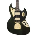 Woodrite Switchblade Electric Guitar in Transparent Emerald Green - WR-SB-TEG-Body.jpg