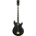 Woodrite Graver Bass Guitar in Transparent Emerald Green - WR-GRB-TEG-Front.jpg