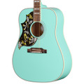 Gibson Hummingbird Standard Left-handed Electro Acoustic Guitar with Baggs HiFi DNA in Southwestern Turquiose - MCSSHBHFSWTL_3_Front cropped.jpg