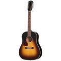 Gibson J-45 Standard 12-String Left-handed Electro Acoustic Guitar with Baggs HiFi DNA in Vintage Sunburst - MCRS4512HFVSL_3_Front.jpg