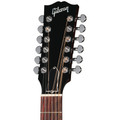 Gibson J-45 Standard 12-String Left-handed Electro Acoustic Guitar with Baggs HiFi DNA in Vintage Sunburst - MCRS4512HFVSL_5_Headstock.jpg