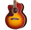 Gibson Parlour Rosewood EC Left-handed Electro Acoustic Guitar with Baggs HiFi DNA in Rosewood Burst - MCSBPRCHFRBL_3_Front cropped.jpg