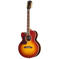 Gibson Parlour Rosewood EC Left-handed Electro Acoustic Guitar with Baggs HiFi DNA in Rosewood Burst - MCSBPRCHFRBL_3_Front.jpg