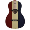 Recording King Dirty 30s Single 0 Parlour Electro Acoustic Guitar in Red, White & Blue - RP-30-7E-RWB-1.jpg