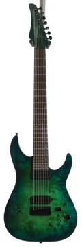 Second Hand Schecter C-7 Pro In Aqua Burst #072 - SH-213-0072 (3).jpg