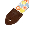 Levys Mid Century Modern Pink Green and Red Retro Flower Guitar Strap - MP2MCM-002 (3).jpg