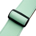 Levys Signature Tri Glide Garment Leather Aqua Green w Suede Back Guitar Strap - MSS7G-SGN (2).jpg