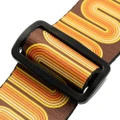 Levys Mid Century Modern Brown and Orange Sunset Groove Guitar Strap - MP2MCM-001 (3).jpg