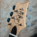 PRS SE John Mayer Silver Sky Defender Electric Guitar in Carpathian Grey - 1185577R-Headstock.jpg