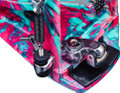 Iron Cobra 900 Marble Coral Swirl Power Glide Single Pedal withCarrying Case - HP900PMCS-HP900PMCS_Para_Clamp.jpg