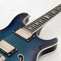 Second Hand PRS SE Hollowbody II Electric Guitar In Peacock Blue #184 - SH-91-0184 (6).jpg