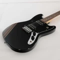Second Hand Squier FSR Bullet Competition Mustang HH Blk Shoreline Gold Stripes #177 - SH-91-0177 (5).jpg