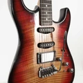 Second Hand Valley Arts Custom Pro HSS Electric Guitar In 3 Tone Sunburst #855 - SH-197-0855 (7).jpg