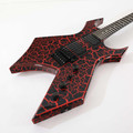 B Stock : BC Rich Warlock Legacy Floyd Rose Guitar in Red Crackle - 029 - B-WARLEGACY-0029 (8).jpg