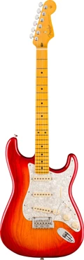 Fender American Professional Stratocaster Electric Guitar in Aged Cherry Burst, Maple Fingerboard - 0111112731 (4).jpg