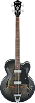 Ibanez AFB200-TKS Artcore Hollow-body Bass Guitar in Transparent Black Sunburst - AFB200-TKS (1)-2.jpg