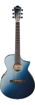 Ibanez AEWC32FM Thin Body Electro Acoustic Guitar in Indigo Sunset Fade - AEWC32FM-ISF-2.jpg