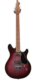 Second Hand Ernie Ball Music Man Valentine Maroon Burst Sparkle #109 - SH-131-0109 (3).jpg