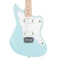 Second Hand Squier Mini Jazzmaster Electric Guitar In Daphne Blue #114 - SH-213-0114 (2).jpg