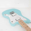 Second Hand Squier Mini Jazzmaster Electric Guitar In Daphne Blue #114 - SH-213-0114 (9).jpg