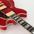 Second Hand D'Angelico Excel Mini DC Semi-Hollow Electric Guitar In Trans Cherry #081 - SH-168-0081 (10).jpg