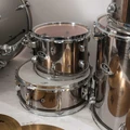 Second Hand Pearl Export With Cymbals And Hardware In Brushed Silver Wrap #239 - SH-221-0239 (6).jpg