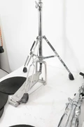 Second Hand Pearl Export With Cymbals And Hardware In Brushed Silver Wrap #239 - SH-221-0239 (22).jpg