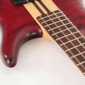 Second Hand Cort Artisan A4 Plus FMMH Bass Guitar In Open Pore Black Cherry #233 - SH-221-0233 (11).jpg