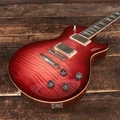 Patrick James Eggle Macon Carve Top Singlecut Electric Guitar in Lava Red - 31528 (9).JPG